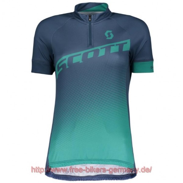 2018 Scott ENDURANCE 40 ensign blau Damen Fahrradbekleidung Radtrikot Satz Kurzarm