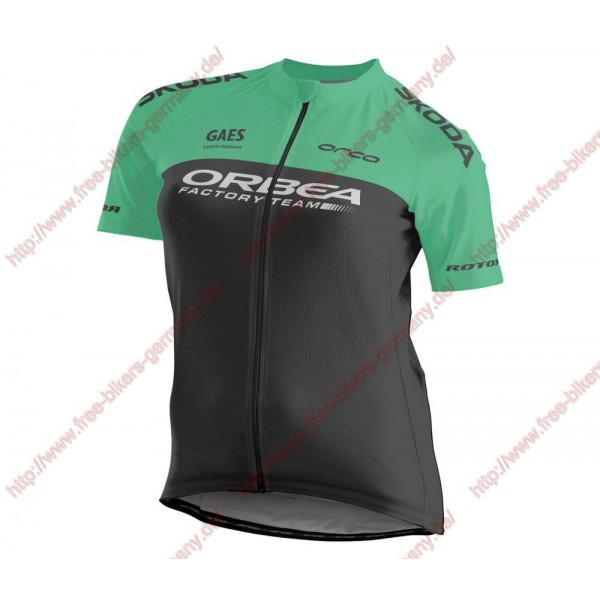 Radsport 2018 Orbea Factory Team Skoda Damen Trikot Kurzarm