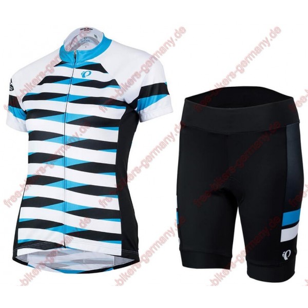 Radsport Pearl Izumi Select Escape LTD Blau Damen Fahrradbekleidung Trikot Kurzarm+Radhose