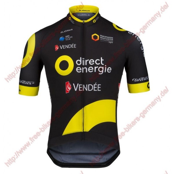 Radsport TEAM DIRECT ENERGIE 2018 Trikot Kurzarm