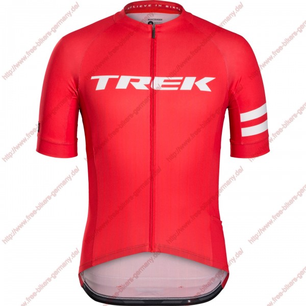 Radsport Bontrager CIRCUIT LTD Rot Trikot Kurzarm