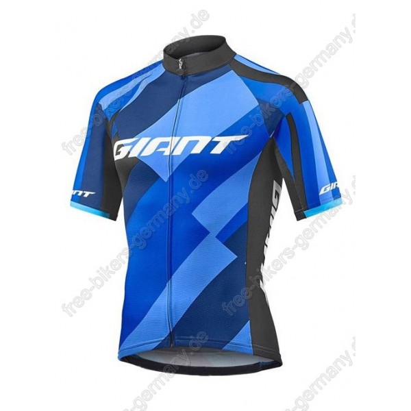 Giant Elevate blau Trikot Kurzarm 2018