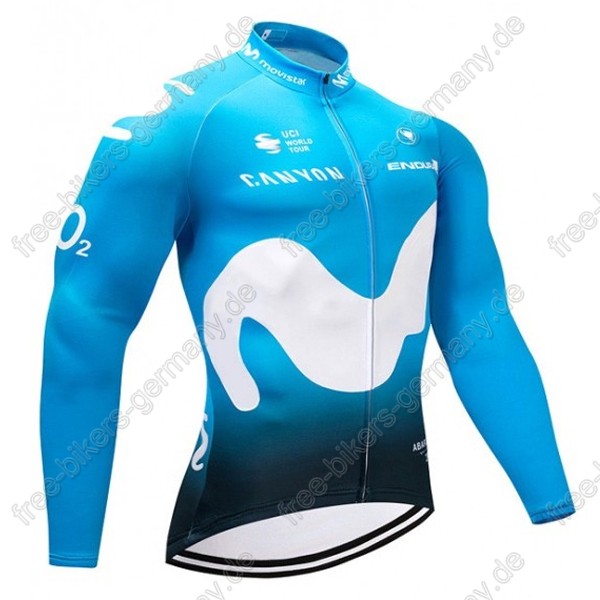 Movistar Team Trikot Langarm 2018