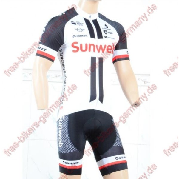 Profiteam 2018 Sunweb Fahrradbekleidung Trikot Kurzarm+Radhose
