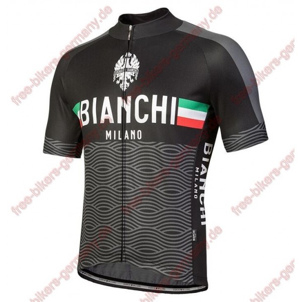Profiteam 2018 Bianchi Milano Attone schwarz Trikot Kurzarm 14219CJ