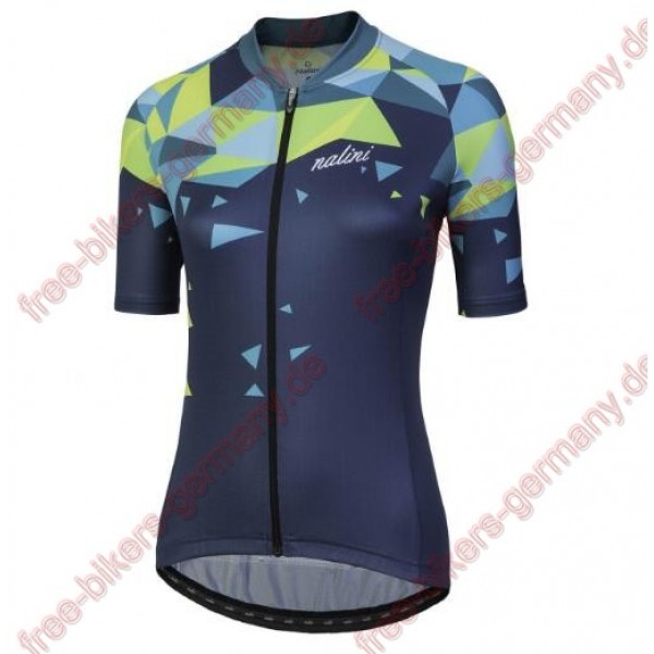 Profiteam 2018 Nalini AHS Chic Blau Damen Trikot Kurzarm 55679PE