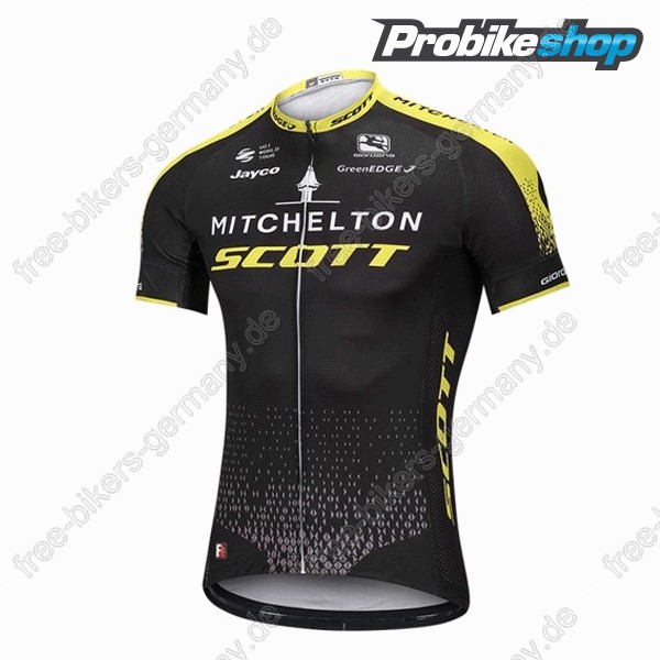 Mitchelton Scott Trikot Kurzarm schwarz 2018