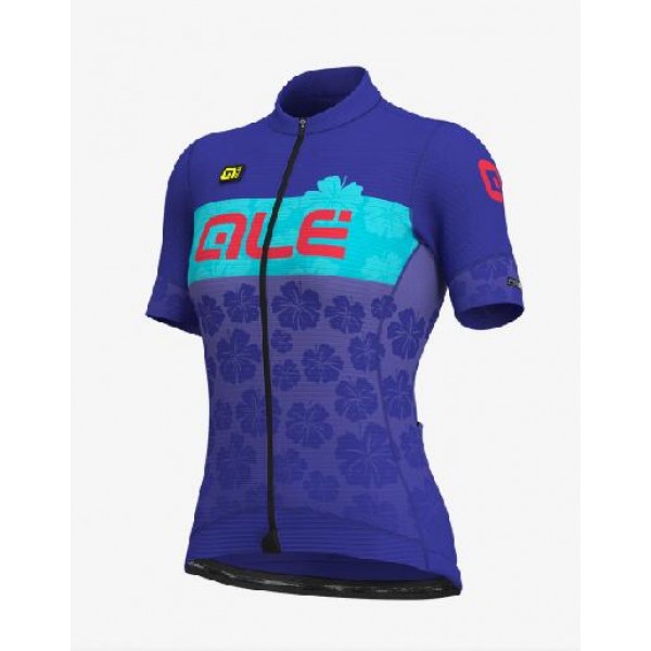 Fahrradbekleidung Radsport 2020 Ale Ibisco Damen Trikot Kurzarm Outlet blau