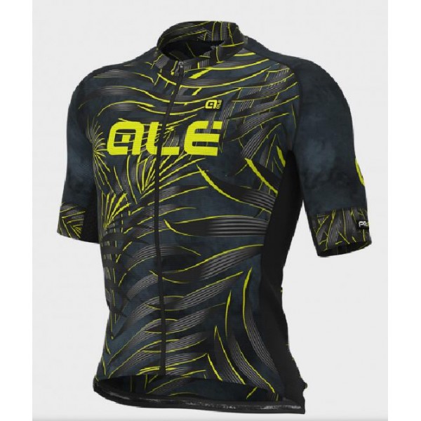 Fahrradbekleidung Radsport 2020 Ale Graphics Prr Sunset Trikot Kurzarm Outlet gelb-fluo L11854019-02