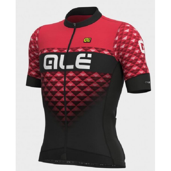 Fahrradbekleidung Radsport 2020 Ale PR-S Hexa Trikot Kurzarm Outlet schwarz-rot L13348419-02