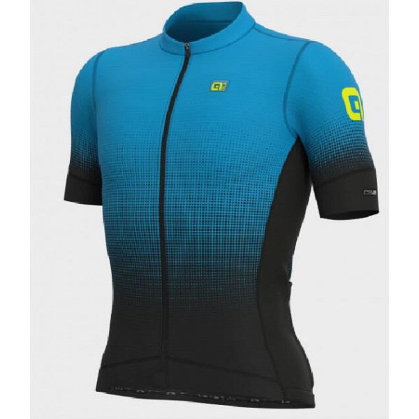 Fahrradbekleidung Radsport 2020 Ale PR-S Dots Trikot Kurzarm Outlet hellblau L12752119-02