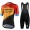 Fahrradbekleidung Radsport 2020 Bahrain McLaren Radbekleidung Satz Trikot Kurzarm+Trägerhosen Set Outlet