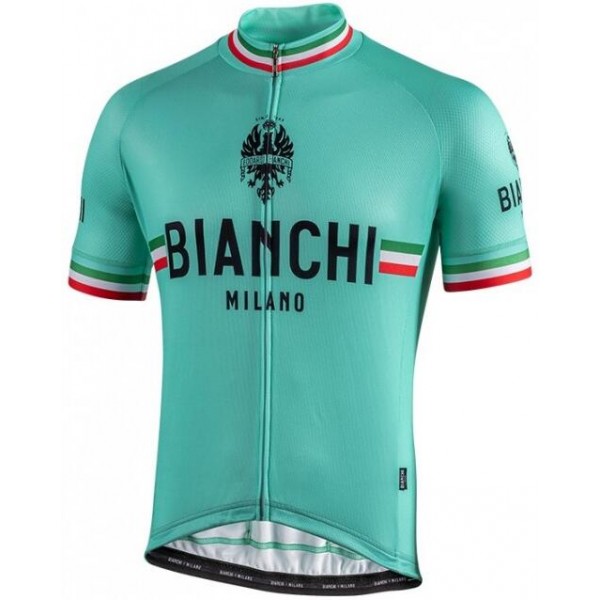 Fahrradbekleidung Radsport 2020 BIANCHI MILANO Isalle Trikot Kurzarm Outlet blau