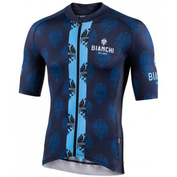 Fahrradbekleidung Radsport 2020 BIANCHI MILANO Roncaccio Trikot Kurzarm Outlet blau