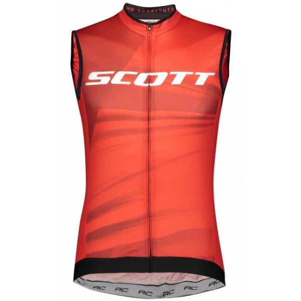 Fahrradbekleidung Radsport 2020 SCOTT RC Pro maglia senza maniche rot