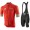 Fahrradbekleidung Radsport 2020 UAE Tour Radbekleidung Satz Trikot Kurzarm+Trägerhosen Set Outlet Orange