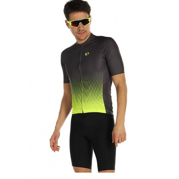 Fahrradbekleidung Radsport 2020 PEARL IZUMI Attack Radbekleidung Satz Trikot Kurzarm+Trägerhosen Set Outlet Gelb gris 3Y7H5