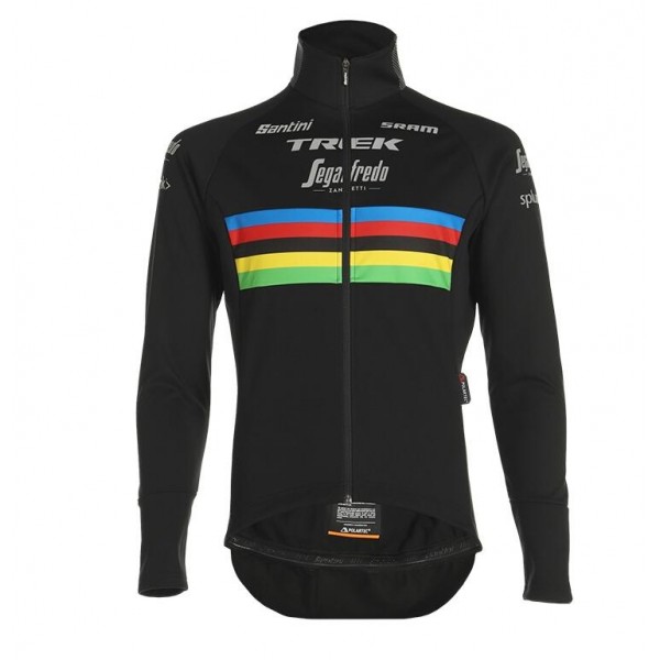 Fahrradbekleidung Radsport 2020 TREK SEGAFREDO WORLD CHAMPION Trikot Langarm Schwarz S5BOI