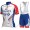 Profiteams 2019 Groupama FDJ Radbekleidung Satz Trikot Kurzarm+Trägerhosen Set Outlet