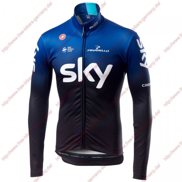 Profiteams TEAM SKY 2019 Thermal Radsport Trikot Langarm