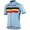 BELGIEN 2022 Radtrikot kurzarm(langer RV)-Radsport-National-Team