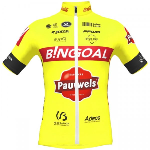 Bingoal Pauwels Sauces WB 2022 Radtrikot kurzarm-Radsport-Profi-Team