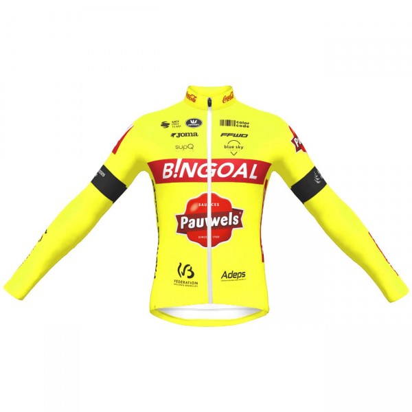 Bingoal Pauwels Sauces WB 2022 Radtrikot langarm-Radsport-Profi-Team