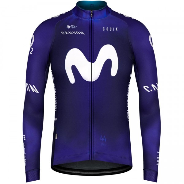 MOVISTAR 2023 Radtrikot langarm-Radsport-Profi-Team