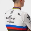 Quick Step-Alpha Vinyl Straßenrad Weltmeister Regenbogentrikot 2022 Competizione Radtrikot kurzarm-Radsport-Profi-Team