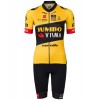 TEAM JUMBO-VISMA 2023 Radtrikot Damen kurzarm-Radsport-Profi-Team