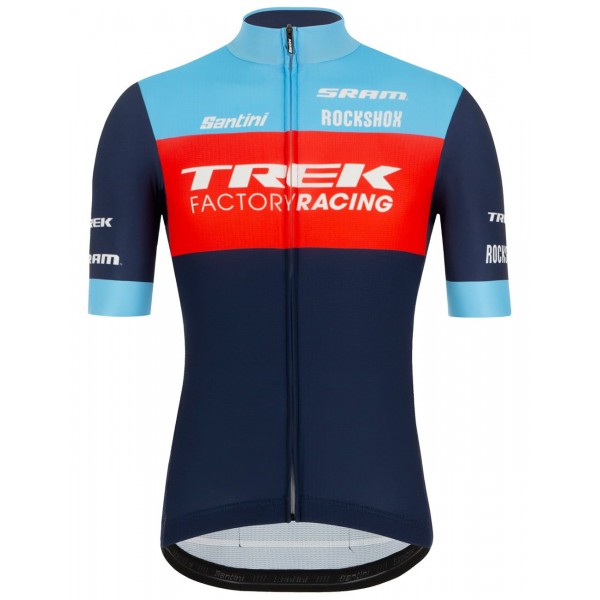 Trek Factory Racing XC 2022 Radtrikot kurzarm(langer Reißverschluss)-Radsport-Profi-Team