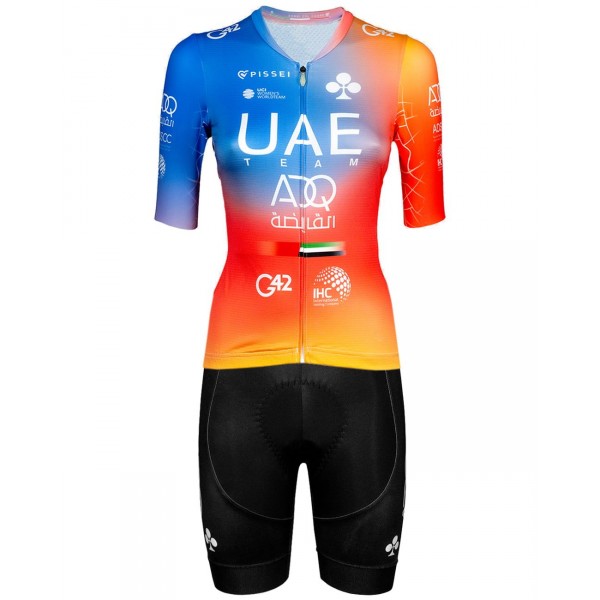 UAE TEAM ADQ2023 Damen Set(Radtrikot+Trägerhose)-Radsport-Damen-Team