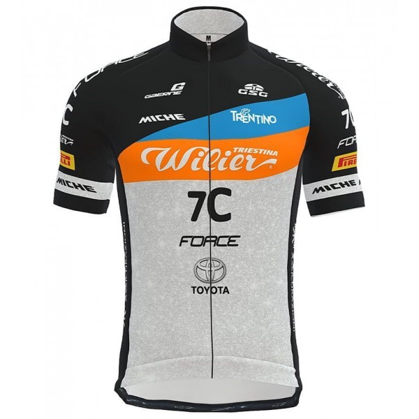 Wilier Force 7C MTB Team 2022 Radtrikot kurzarm(langer Reißverschluss)-Radsport-Team