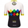 Bekleidung Herren Santini UCI Gravel Weltmeisterschaft trikot Flandern 2024-Schwarz