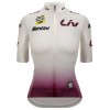 Bekleidung Damen Weiße frau trikot Tour de France 2025 Fan Line