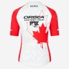 Bekleidung Damen Hiru Orbea Factory Team 2025 Core frau trikot-Kanadische Meisterin