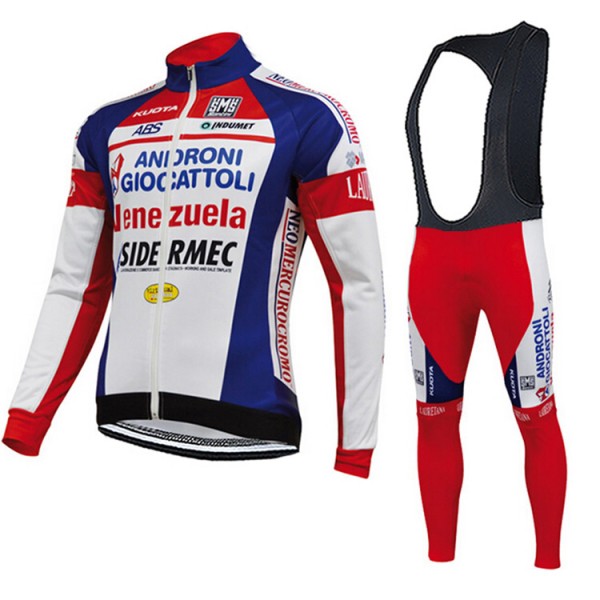 2015 ANDRONI GIOCATTOLI Fahrradbekleidung Radtrikot Satz Langarm und Lange Trägerhose OYIL322