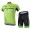 2015 Garmin Cannondale Radbekleidung Radtrikot Kurzarm und Fahrradhosen Kurz Grün VPFH723