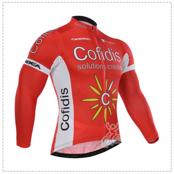 2015 Cofidis Fahrradtrikot Langarm JZZH359