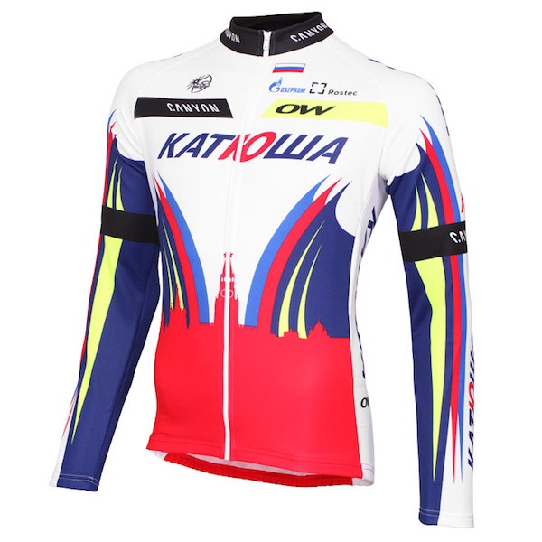 2015 Team Katusha Radtrikot Langarm KRDR238