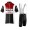 2015 MORVELO schwarz rot Fahrradbekleidung Satz Fahrradtrikot Kurzarm Trikot und Kurz Trägerhose VDUA294