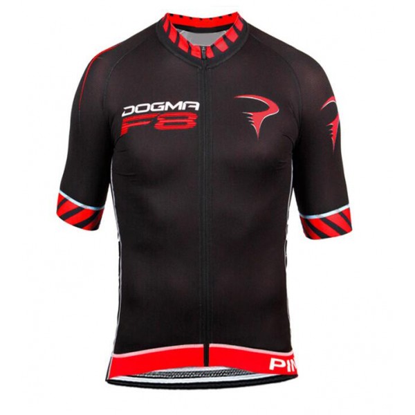 2015 Pinarello F8 Rote Radtrikot Kurzarm JMQG980