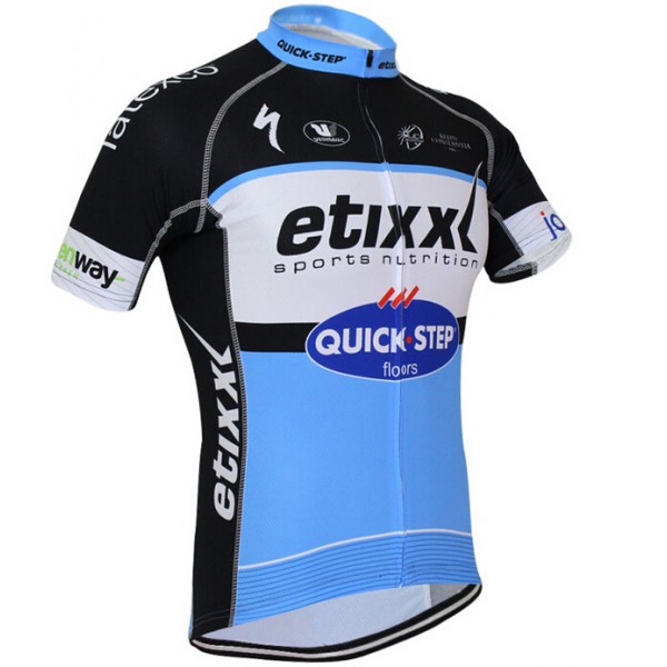 2015 Quick Step Radtrikot Kurzarm QHCK314