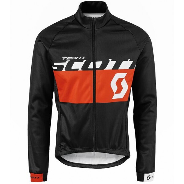 2015 SCOTT RC Schwarz/Rote Fahrradtrikot Langarm KHTP149