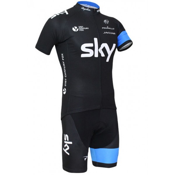 2015 Sky Radbekleidung Radtrikot Kurzarm und Fahrradhosen Kurz INYL318