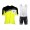 WILIER 2015 Gelb Weiß Schwarz Fahrradbekleidung Satz Fahrradtrikot Kurzarm Trikot und Kurz Trägerhose CESA174