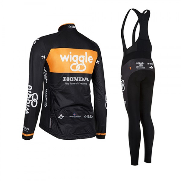 2015 Wiggle Damen Fahrradbekleidung Radtrikot Satz Langarm und Lange Fahrradhose BRYQ807