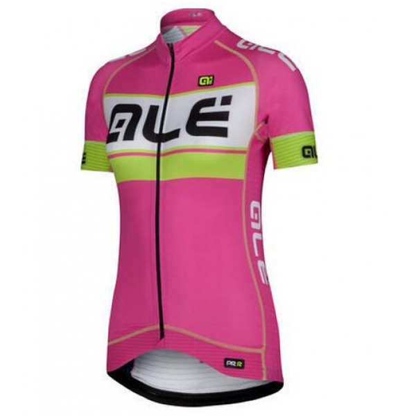 2015 ALE Damen rose Radtrikot Kurzarm KMUP796