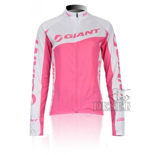 2012 Damen giant pink Fahrradtrikot Langarm YEFF703