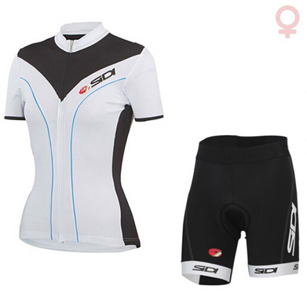 2015 SIDI Damen Radbekleidung Radtrikot Kurzarm und Fahrradhosen Kurz YOTF610